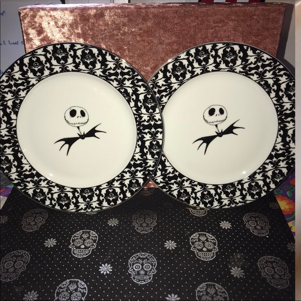 Limited edition Disney’s a nightmare before Christmas Jack Skellington plates
